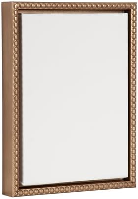 Kate and Laurel Sylvie Blank Framed Canvas Wall Art; 10x13 Gold Beaded; Modern Empty Canvas for Paint-Your-Own Art; Ready to Paint Premium Canvas Already Framed