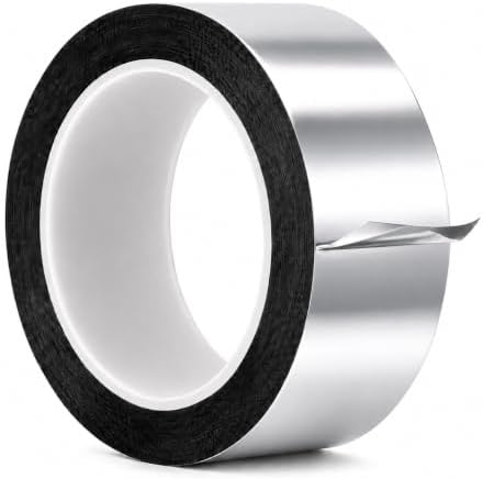 GGR Supplies MMYP-1 Silver Metalized Polyester Film Tape, 2 Inch x 72 Yds