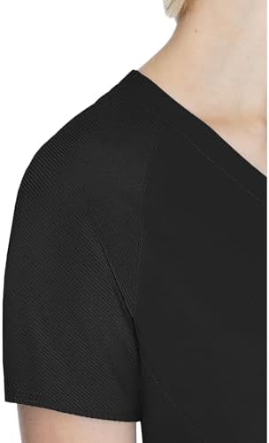 Med Couture Touch Scrub Top for Women Raglan Sleeve 6 Pockets Modern Fit
