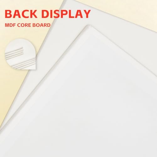 Canvas for Painting - 5 Pack 8x8 Painting Canvas Boards,Free Wall-Mounted Traceless Stickers,Durable Oil Painting Canvas,Suitable for Painting Supplies, Acrylic, Oil, Watercolor, and Tempera.