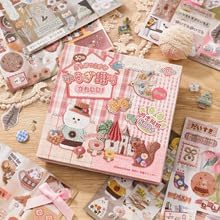 Alideco 30pcs Scrapbook Stickers Vintage Gourmet Desserts Sticker Book for Adults Sticker journaling Stickers for Scrapbooking (liuguangmanyu)