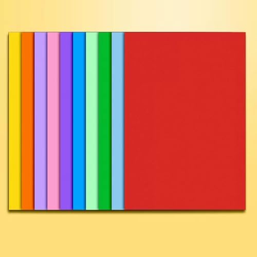 Origami , Colorful Square Origami, DIY Handmade Craft Paper, Origami Paper (100pcs)10-color (A4-21cm*29.7cm)