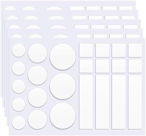 JANYUN 144Pcs Sticky Tack Tape for Walls, Sticky Dots Strips Adhesive