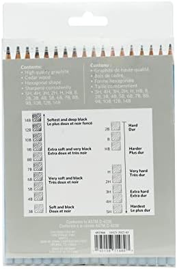 Artist's Loft Graphite Sketching Pencil Set 18ct
