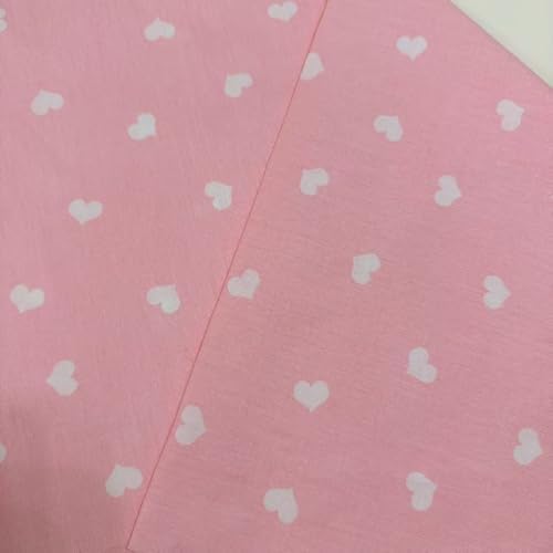 9.8" x 9.8"(25 * 25CM) Cotton Fabric DIY Making Supplies Quilting Patchwork Fabric Fat Quarter Bundles DIY for Quilting Cotton Patchwork Cushions (8pcs Love Flowers, 9.8" x 9.8")