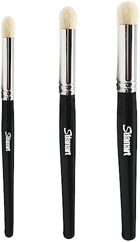 Sdanart Drybrush Set Hobby Drybrush Paint Brush,Detail Paint Brush Set,3 pcs Professional Art and Advanced Acrylic Paint Brushes for Tabletop&Wargames Miniature Watercolor Oil Painting,Model