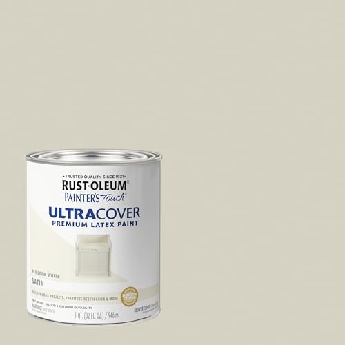 Rust-Oleum Painter's Touch Latex Brush-On Paint, Satin Heirloom White