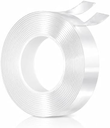 Nano Tape Double Sided Heavy Duty 3/4''×10Ft Removable Washable No Residue