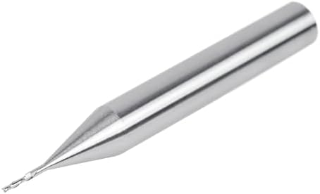 SpeTool 1/32 Inch Downcut Inlay Router Bit with 1/4 Inch Shank Carbide CNC Router Bit End Mill Woodworking Slot Carving Engraving Tool