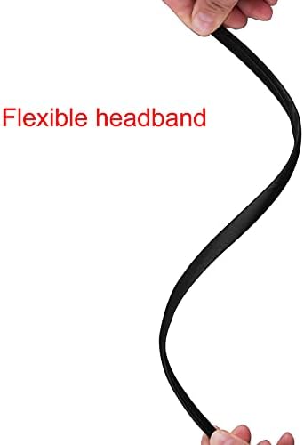 Duufin Black Headbands for Girls Crafts DIY 30 Pcs Plain Satin Headbands