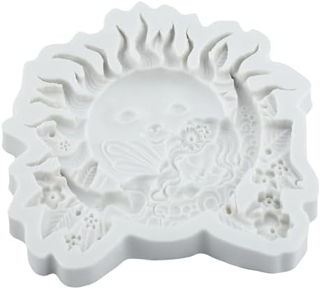 Flower Fairy Polymer Clay Mold Fairy Angels Sun Moon Silicone Molds