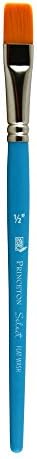 Princeton Select Artiste, Mixed-Media Brushes for Acrylic, Oil, Watercolor Series 3750 Flat Wash Synthetic, Size 3/4 Inch