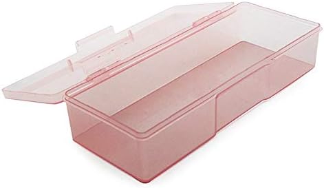 Transparent Box Storage Case for Nail Art Equipment Manicure Tool