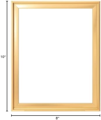 Pixy Canvas Floater Frame for Canvas Paintings, Wood Panels, Canvas Panels & Stretched Canvas Boards. Floating Frame fits 5/8", 3/4" & max 7/8" Deep Artwork (8 x 10 inch)