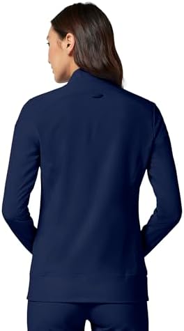 Cherokee iFlex Scrub Jacket for Women 2 Pocket Zip Front