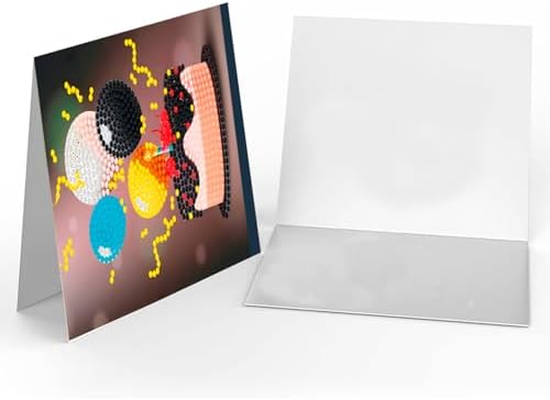 ACSAUMMY Diamond Art Painting Happy Birthday Cards, 8 Packs DIY 5D Diamond Greeting Cards Kits for Adults Diamond Art Birthday Cards with Envelopes Birthday Gifts for Families, Friends, Partners