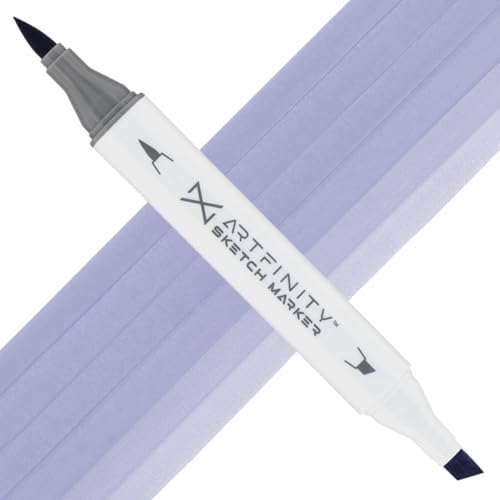 Artfinity Sketch Markers - Viola BV2-4, Vibrant, Professional, Dye-Based Alcohol Markers for Artists, Drawing, Travel, & More