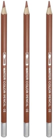 PATIKIL Watercolor Pencils Coloring Drawing Pencils Set Dark Coffee 3 Pcs