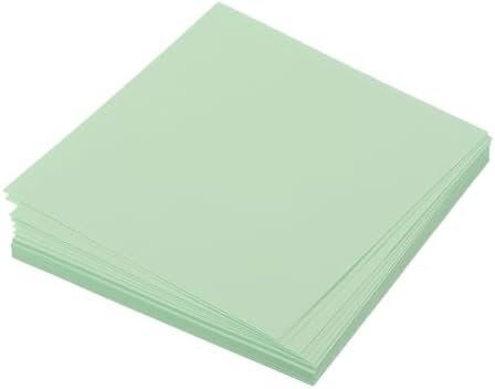 MECCANIXITY 50 Sheet Origami Paper Double Sided Light green 2x2 Inch Square Sheet for Art Craft Project, Beginners, Gifts Decor