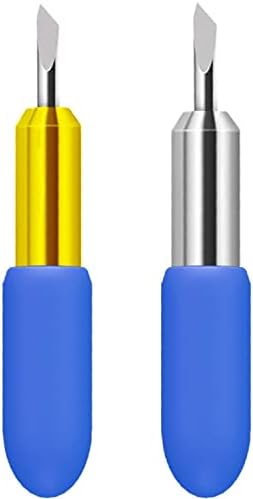 2 Pack Replacement Cutting Blades for Cricut Joy/2/Xtra, Vinyl Fabric Carbide Standard Blade Cut a Wide Variety of Materials