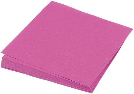 MECCANIXITY 50 Sheet Origami Paper Double Sided Plum Red 5x5 Inch Square Sheet for Art Craft Project, Beginners, Gifts Decor