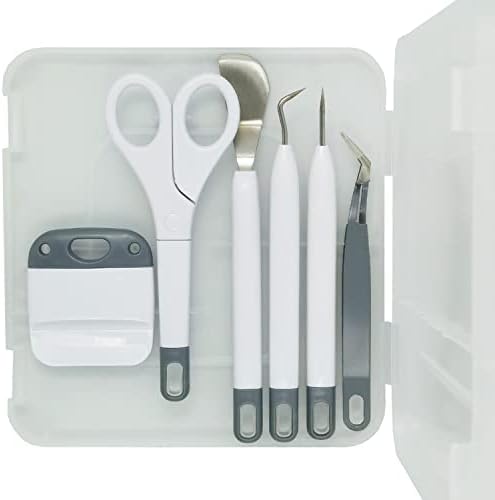 Corey-z Craft Vinyl Weeding Tools Set,Compatible with Cricut/Silhouette/Siser/Oracal 631 651 751 Vinyl,6pcs Gary