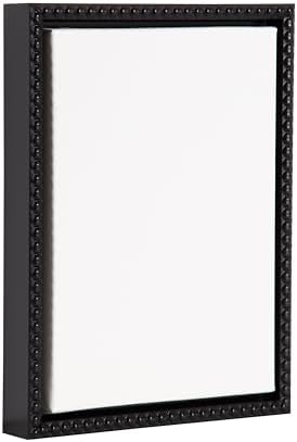 Kate and Laurel Sylvie Blank Framed Canvas Wall Art; 10x13 Black Beaded; Vintage Modern Empty Canvas for Paint-Your-Own Art; Ready to Paint Premium Canvas Already Framed