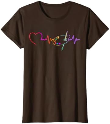 Funny Paint Palette Brush Artist Painter Art Teacher Men Kid T-Shirt