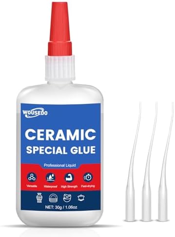 30g Ceramic Glue for Pottery, Waterproof & High-Strength Instant Adhesive