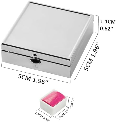 Mini Portable Handmade Artist Watercolor Paint,6 Colors Solid Watercolor
