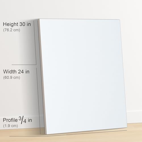 PHOENIX 24x30 Inch 2 Pack Artist Canvas - Extra Large Stretched Canvases for Painting - 3/4 Inch Profile, 100% Cotton 11 Oz. Gesso Primed White Blank Professional Canvas Oil & Acrylic Paints