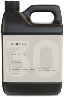 VINEVIDA [32oz] Cucumber Mint Fragrance Oil for Candle Making and Soap Making - Premium Candle Scents for Soy Candles