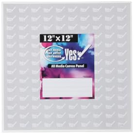 Yes! All Media Cotton 12x12 Canvas Panels 3 Pack - Professional Wet Media Canvas Panels for Watercolors, Oil Colors, Acrylics, Inks, Sprays, Permanent Markers, and More