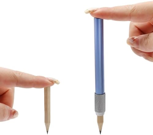 5 Pcs Pencil Extenders Pencil Lengthener Color Aluminum Pen Lengthener Holder Pencil Lengthener Pencil Extender Holde
