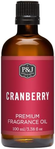 P&J Trading Fragrance Oil | Cranberry Oil 100ml - Candle Scents for Candle Making, Freshie Scents, Soap Making Supplies, Diffuser Oil Scents