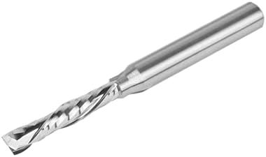 SpeTool Spiral Compression Router Bit 3/16" Cutting Diamter 1/4" Shank, Solid Carbide Router Bit Up Douwn Spiral Router Bits End Mill for CNC Wood Carving
