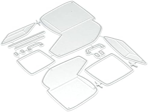 KSCRAFT 2025 June Summer Beach Travel Metal Cutting Dies Stencils for DIY Scrapbooking Decorative Embossing DIY Paper Card (Suitcase)