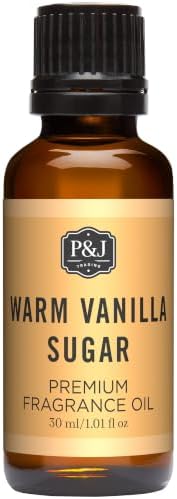 P&J Trading Fragrance | Warm Vanilla Sugar Oil 30ml - Candle Scents for Candle Making, Freshie Scent, Soap Making Supplies, Diffuser Oil Scents