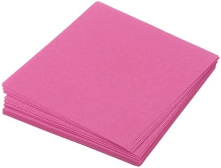 MECCANIXITY 50 Sheet Origami Paper Double Sided Rose Red 2x2 Inch Square Sheet for Art Craft Project, Beginners, Gifts Decor