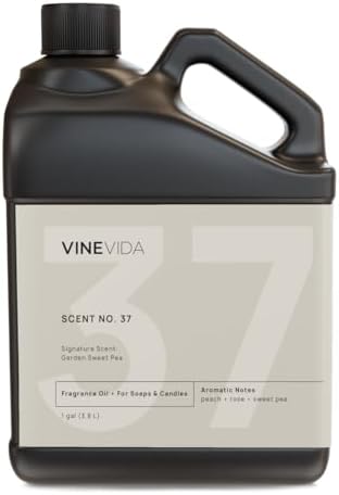 VINEVIDA [128oz] Garden Sweet Pea Fragrance Oil for Candle Making and Soap Making - Premium Candle Scents for Soy Candles