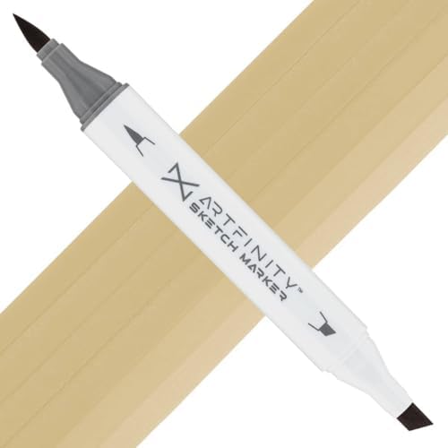 Artfinity Sketch Markers - Sahara Beige Y8-2, Vibrant, Professional, Dye-Based Alcohol Markers for Artists, Drawing, Travel, & More