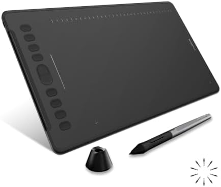 HUION Inspiroy H1161 Graphics Drawing Tablet with Touch Strip, 11x6.87 Inch