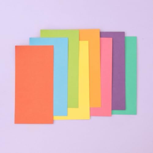 Craftelier - Brights Cardstock | Pack of Colored Cardstock | Colored Paper for Crafts, Scrapbooking, DIY Projects | 32 Sheets, Double-Sided, 5.91" x 2.95", 8.47oz