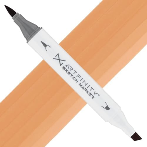 Artfinity Sketch Markers - Light Tan E1-4, Vibrant, Professional, Dye-Based Alcohol Markers for Artists, Drawing, Travel, & More