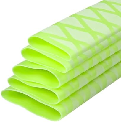 X-Tube Heat Shrink Wrap Tubing,Non-Slip Waterproof PE Material, Luminous, 40 Inch Length, 2:1 Shrink Ratio, for Fishing Bulding Handle Cork Rod Grip,Fluorescent Color (1, Diameter: 40MM; Length: 40")