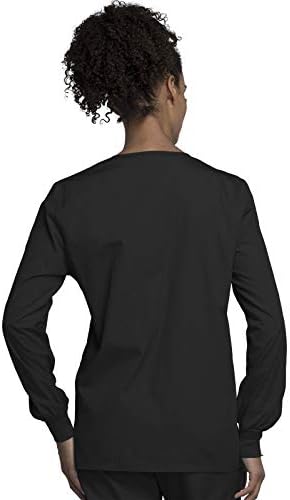 Cherokee WW Originals Scrubs Jacket for Women Snap Front 3 Pockets