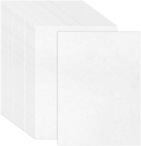 30 Pack Shrink Plastic Sheets for Crafts, 7.9 x 5.7 in