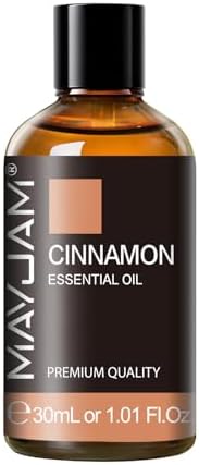 MAYJAM Cinnamon Essential Oil for Diffuser Soap Candle Making, 1.01fl.oz