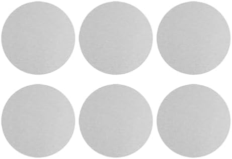 6061 Aluminum Disc 4 Inch, 12 Gauge (2mm) Thick Round Metal Stamping Blank,Aluminum Sheet Plate for DIY, Fabrication, 6 PCS