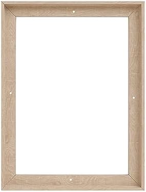 Pixy Canvas Floater Frame 18x24 for 0.75 inch Deep Canvas Paintings/Canvas Prints/Wood Canvas Panels/Wall Art/Wall Decor/Home Decor/Artwork, (Nordic White Oak, 18 x 24 inch, Portrait)